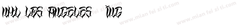 NHL Los Angeles King字体转换